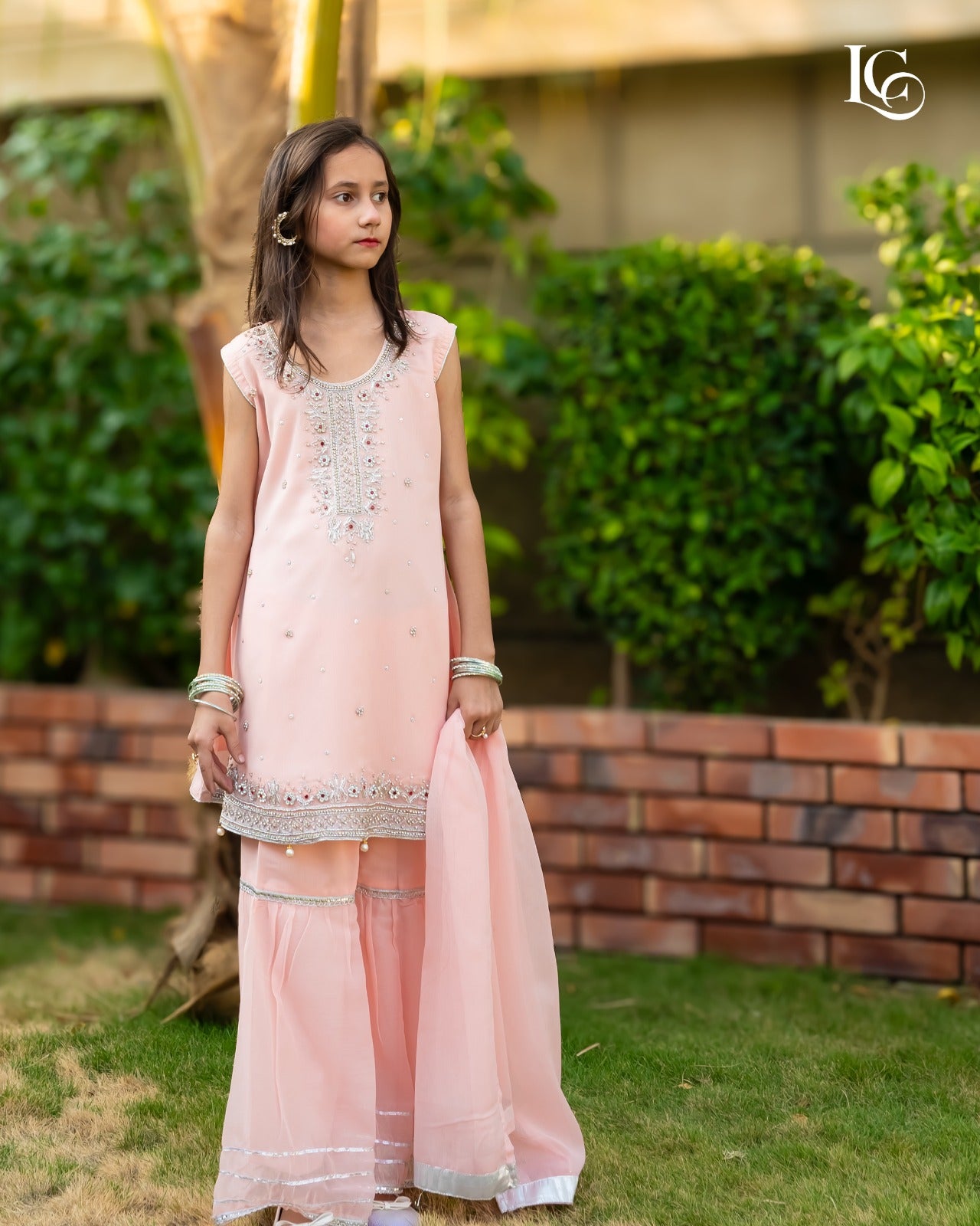 Peach Blossom Gharara