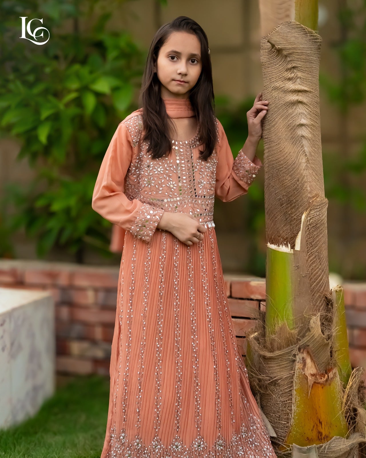 Kids Emb Long Fancy Suits